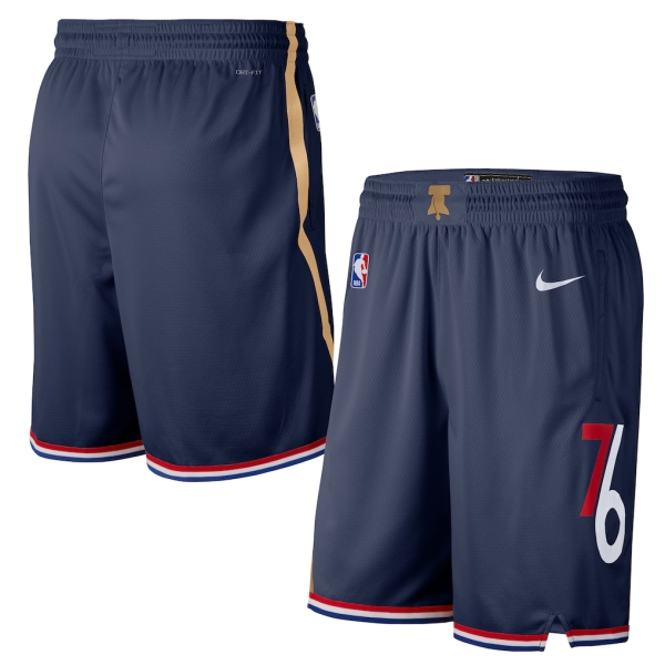 Philadelphia 76ers NBA Shorts Nike 2025-26 City Edition Swingman - Herren Philadelphia 76ers NBA Shorts Nike 2025-26 City Edition Swingman - Herren